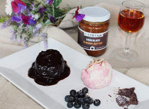 Chocolate Almond Amaretto & Espresso Self-saucing Pudding