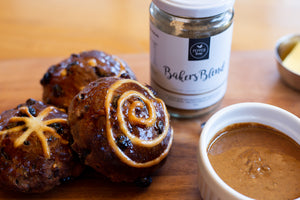 Not Cross Buns with Pepper & Me Bakers Spice Blend