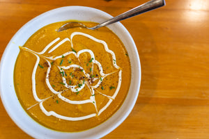Pumpkin & Peanut Winter Warmer Soup