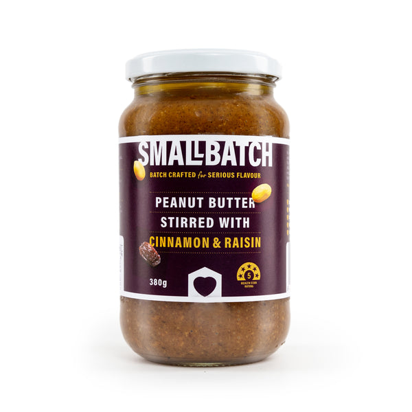 Small Batch Cinnamon and Raisin Peanut Butter