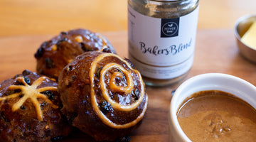Not Cross Buns with Pepper & Me Bakers Spice Blend