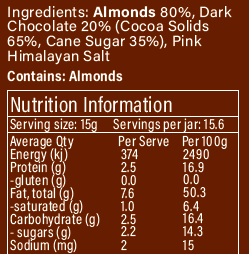 Chocolate Almond Butter - 235gm