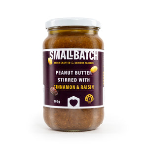 Small Batch Cinnamon and Raisin Peanut Butter